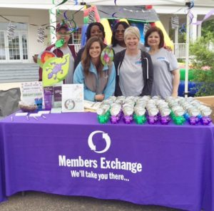 MECU staff at Zoo booth