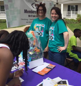 MECU booth at CU at the Zoo.