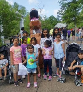 Children at CU at the Zoo.