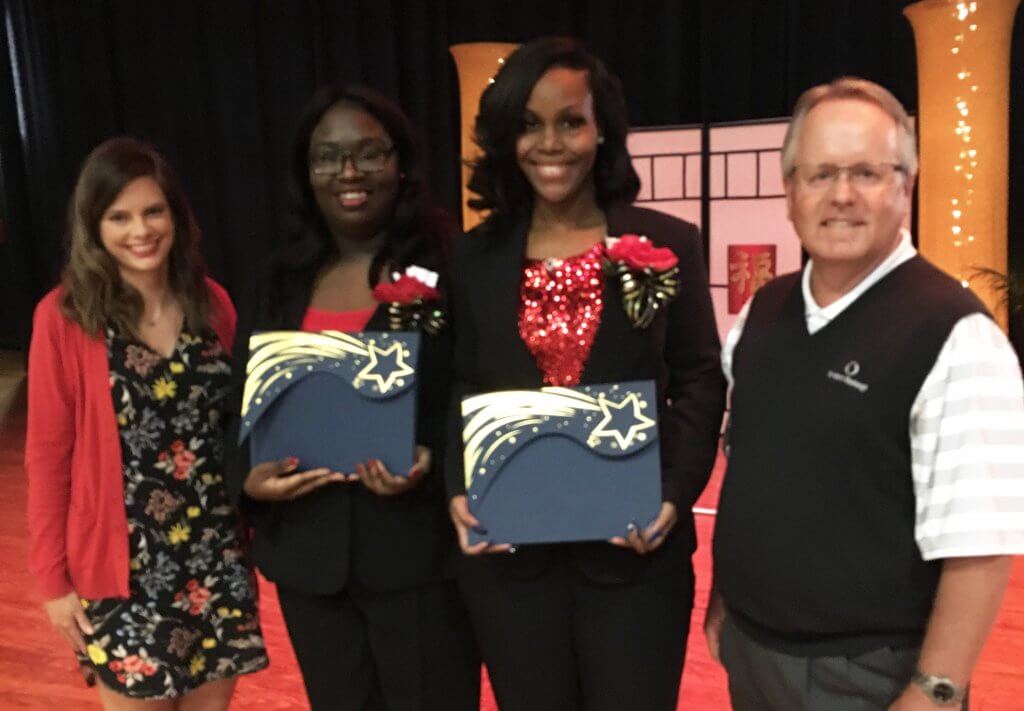 Callaway High School seniors receive MECU scholarships. 