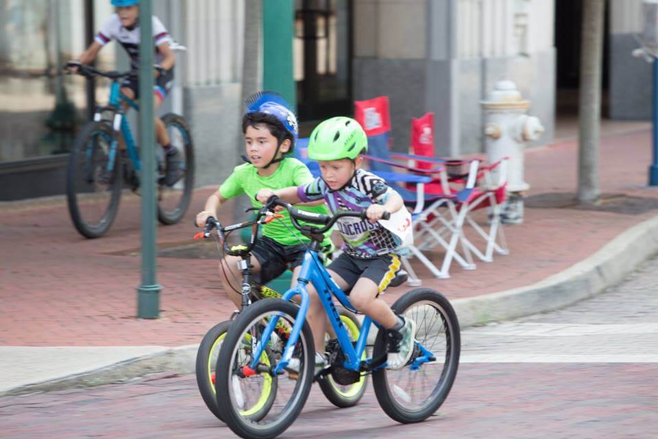 Bike Riders at the MECU Kids Fun Race