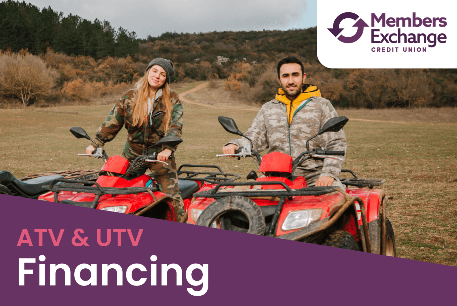 Apply for an ATV or UTV Loan MECU Near Jackson, MS