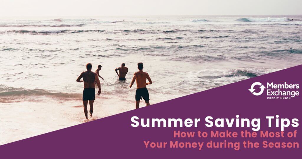 A sunny beach representing summer savings tips and making the most of your money during the season. | MECU | Jackson, MS Credit Union | Pearl, MS Credit Union | Byram, MS Credit Union